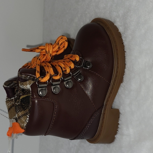 NWOT Original Penguin London Boots Brown w/ Side Zipper Boys' Size 9 - Picture 4 of 10
